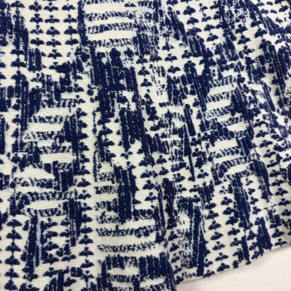 BCBGMAXAZRIA Peyton Skirt Jacquard Knit A-Line Preppy Classic Academia Women S - Picture 8 of 9